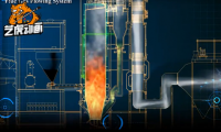 鍋爐燃煤裝配過程演示動畫